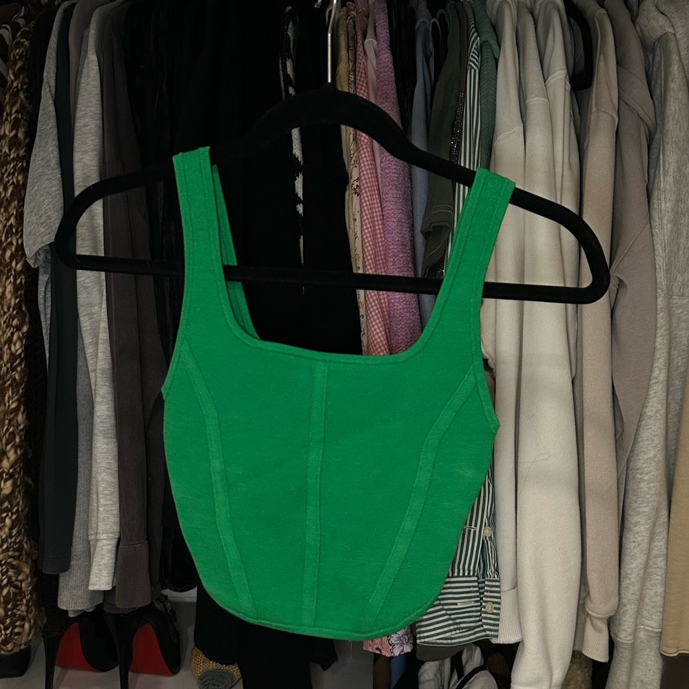 Aritzia Babaton Sculpt Knit Bustier Tank